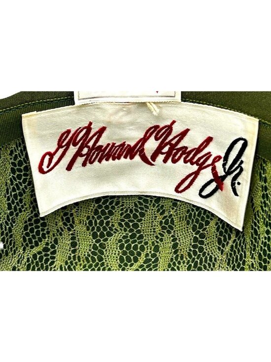 Vintage Womens Cloche Hat Peacok Feathers Irridescent G Howard Hodge Jr Flapper main image 9